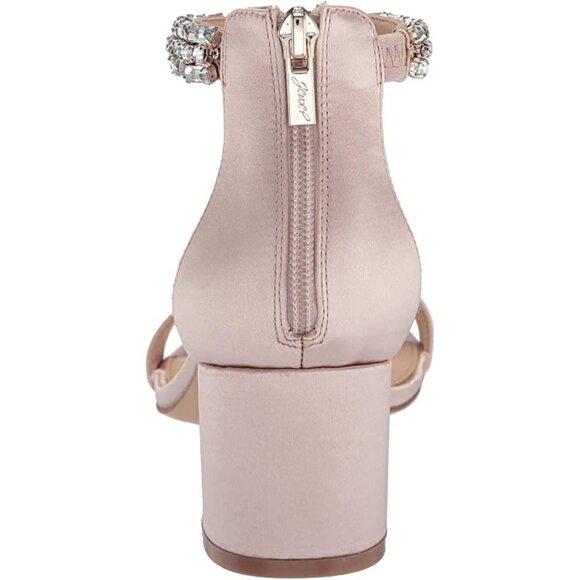 Jewel Badgley Mischka Katerina Embellished Ankle Strap Shoe - Picture 3 of 6